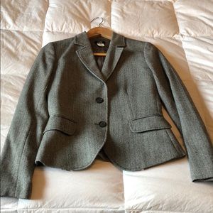 J. Crew herringbone super 110s blazer size 0